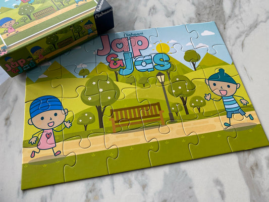 Jap & Jas Go to the Park Puzzle - NishaaniStore